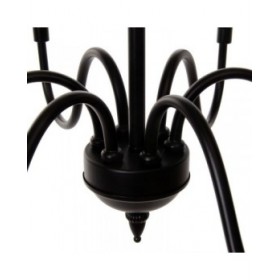 Lampadario Bianco Nero Ferro 40 W 220 V 65 x 65 x 49,5 cm