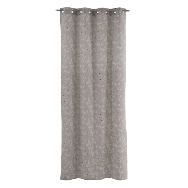 Tenda Grigio Fiori 140 x 260 cm