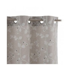 Tenda Grigio Fiori 140 x 260 cm