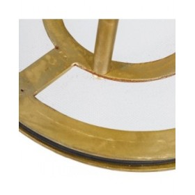 Lampadario Bronce Cristallo Ferro 40 W 240 V 50 x 50 x 32 cm