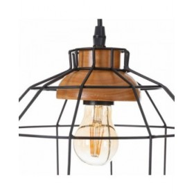 Lampadario LÁMPARAS INDUSTRIALES Nero Naturale
