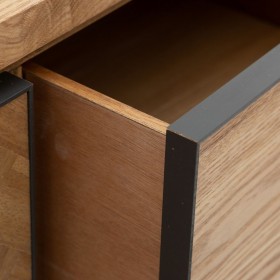Ingresso con Cassetti SPIKE 91 x 40 x 84,5 cm Naturale Metallo Legno