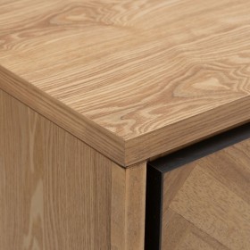 Ingresso con Cassetti SPIKE 91 x 40 x 84,5 cm Naturale Metallo Legno