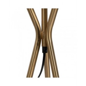 Lampada da tavolo Bianco Nero Dorato Ferro 40 W 33 x 33 x 63,5 cm