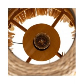 Lampada da tavolo Naturale Fibra naturale 40 W 220-240 V 44 x 44 x 44 cm