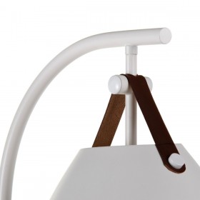 Lampada da Terra Metallo Bianco 36 x 36 x 160 cm