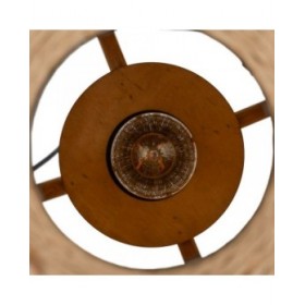 Lampada da tavolo Naturale Fibra naturale 40 W 220-240 V 26 x 26 x 39 cm