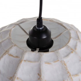Lampadario 37,5 x 37,5 x 31 cm Metallo Bianco