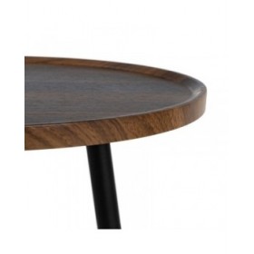 Tavolino Aggiuntivo Marrone Nero 50 x 50 x 54 cm