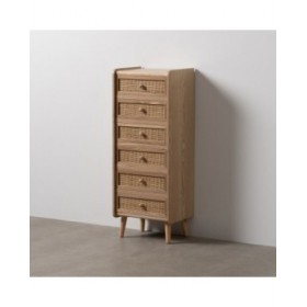 Cassettiera SAMIR Naturale 40 x 30 x 104 cm