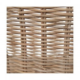 Sedia da Sala da Pranzo 50 x 54 x 77 cm Naturale Nero
