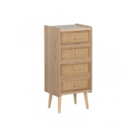 Cassettiera SAMIR Naturale 40 x 30 x 87 cm