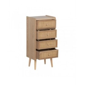 Cassettiera SAMIR Naturale 40 x 30 x 87 cm