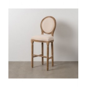 Sgabello Naturale Betulla Legno d'albero della gomma 45 x 55 x 116 cm