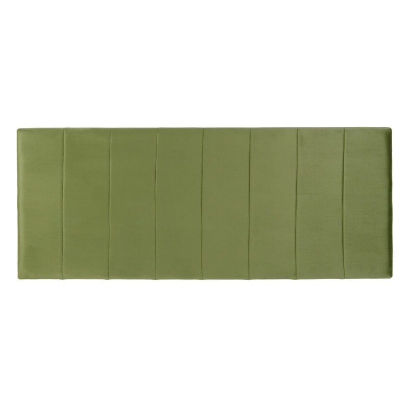 Testiera del Letto 160 x 7 x 64 cm Tessuto Sintetico Verde