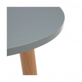 Tavolo aggiuntivo 50 x 50 x 48 cm Naturale Grigio Legno DMF