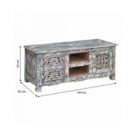Cassettiera multiuso Alexandra House Living Legno di mango 45 x 50 x 120 cm