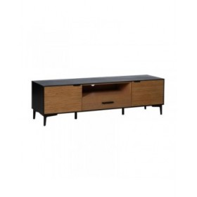 Mobile TV ORLEANS Nero Naturale 154 x 40 x 44 cm