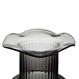 Vaso Grigio Vetro 16,5 x 16,5 x 25 cm