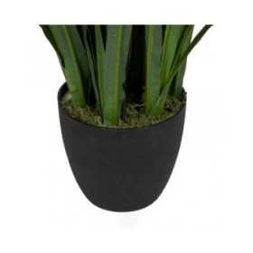 Pianta Decorativa Bambù Polietilene Ferro Cemento Tessuto 45 x 45 x 110 cm