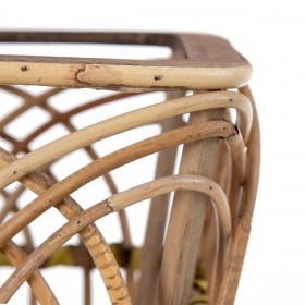 Vaso 60 x 21 x 68 cm Naturale Legno Bambù