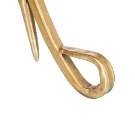 Tavolo aggiuntivo 48,5 x 48,5 x 60,5 cm Cristallo Dorato Metallo