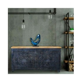 Credenza Alexandra House Living Legno di mango 42 x 92 x 183 cm