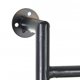 Appendiabiti 67 x 19 x 166,5 cm Cristallo Nero Dorato Metallo