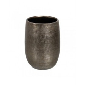 Vaso Metallizzato Ceramica 29 x 29 x 40 cm