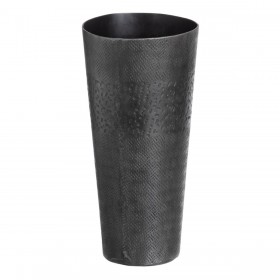 Vaso Grigio Metallo 15 x 15 x 31 cm