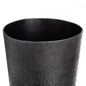 Vaso Grigio Metallo 15 x 15 x 31 cm