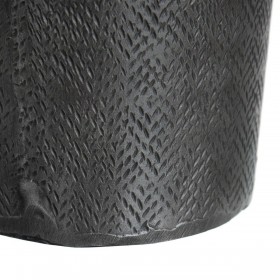 Vaso Grigio Metallo 15 x 15 x 31 cm