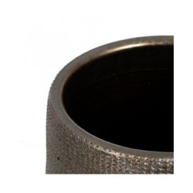 Vaso Metallizzato Ceramica 31 x 31 x 61 cm