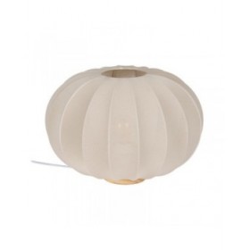 Lampada da tavolo Beige Naturale Cotone Legno Metallo 60 W 220-240 V 40 x 40 x 28,5 cm