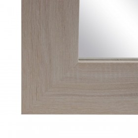 Specchio da parete 64 x 1,5 x 86 cm Naturale DMF