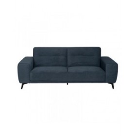 Divano a 3 Piazze Azzurro Legno 220 x 87 x 85 cm