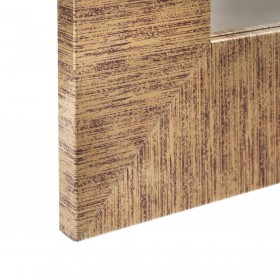 Specchio da parete 64 x 1,5 x 86 cm Dorato DMF