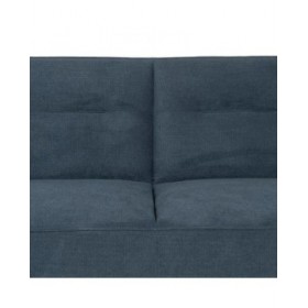 Divano a 3 Piazze Azzurro Legno 220 x 87 x 85 cm