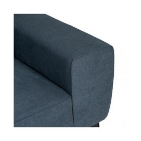 Divano a 3 Piazze Azzurro Legno 220 x 87 x 85 cm
