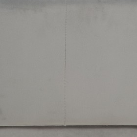 Puff Tessuto Sintetico Grigio Legno 60 x 60 x 40 cm
