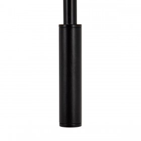 Lampadario 40 x 40 x 234 cm Cristallo Nero Metallo Ø 15 cm Moderno