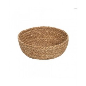 Cesta Decorativa Fibra naturale 34 x 34 x 11 cm (3 Unità)
