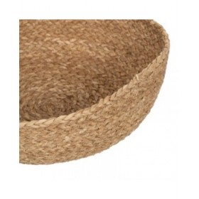 Cesta Decorativa Fibra naturale 34 x 34 x 11 cm (3 Unità)