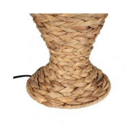 Lampada da tavolo Crema Naturale Lino Ferro Fibra naturale 60 W 220-240 V 40 x 40 x 69,5 cm