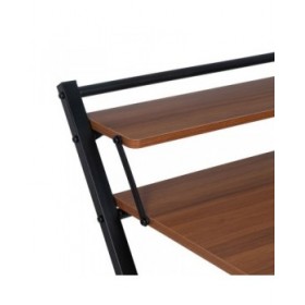 Scrivania Marrone Nero Ferro Legno MDF 87 x 56 x 87 cm