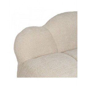 Divano Beige Poliestere Legno di pino 149 x 76 x 77 cm