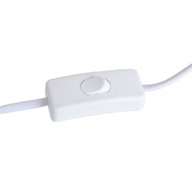 Lampada da tavolo Bianco Dorato Lino Ceramica 60 W 220 V 240 V 220-240 V 34 x 34 x 51 cm
