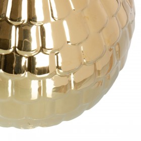 Lampada da tavolo Bianco Dorato Lino Ceramica 60 W 220 V 240 V 220-240 V 34 x 34 x 51 cm