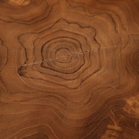 Tavolo aggiuntivo Naturale Nero teak 60 x 60 x 50 cm