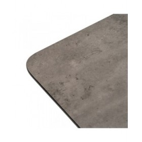 Tavolo Allungabile Nero Grigio Ferro 120 x 80 x 75 cm